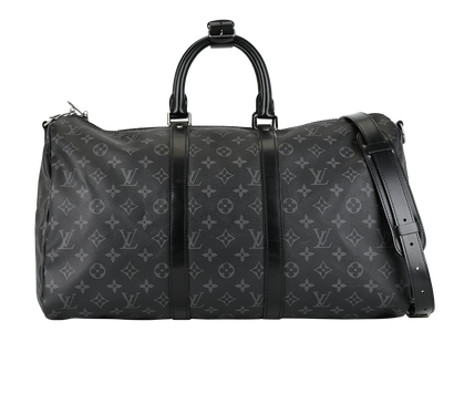 Keepall 45 Bandouliere, &pound;1,150, Handbags, Black, Canvas, Front view